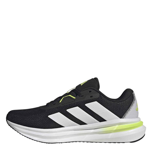 Black/Wht/Lime - adidas - Galaxy 7 Running Shoes Mens