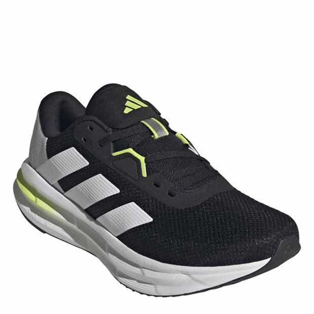 Black/Wht/Lime - adidas - Galaxy 7 Running Shoes Mens