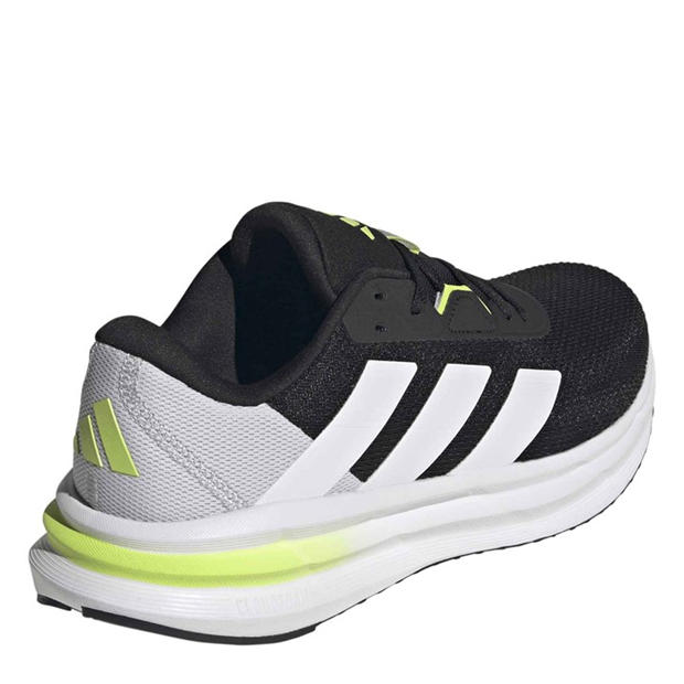 Black/Wht/Lime - adidas - Galaxy 7 Running Shoes Mens
