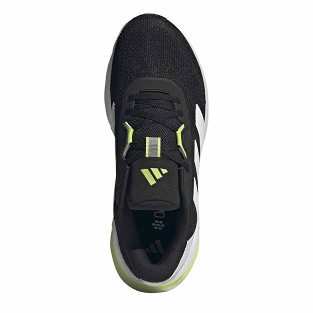 Black/Wht/Lime - adidas - Galaxy 7 Running Shoes Mens