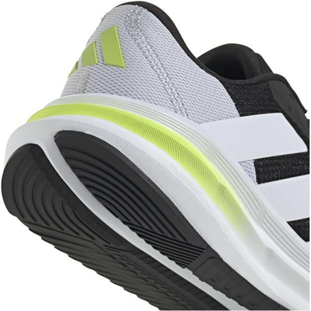 Black/Wht/Lime - adidas - Galaxy 7 Running Shoes Mens