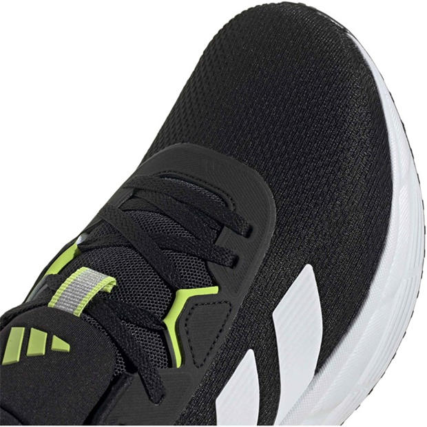 Black/Wht/Lime - adidas - Galaxy 7 Running Shoes Mens