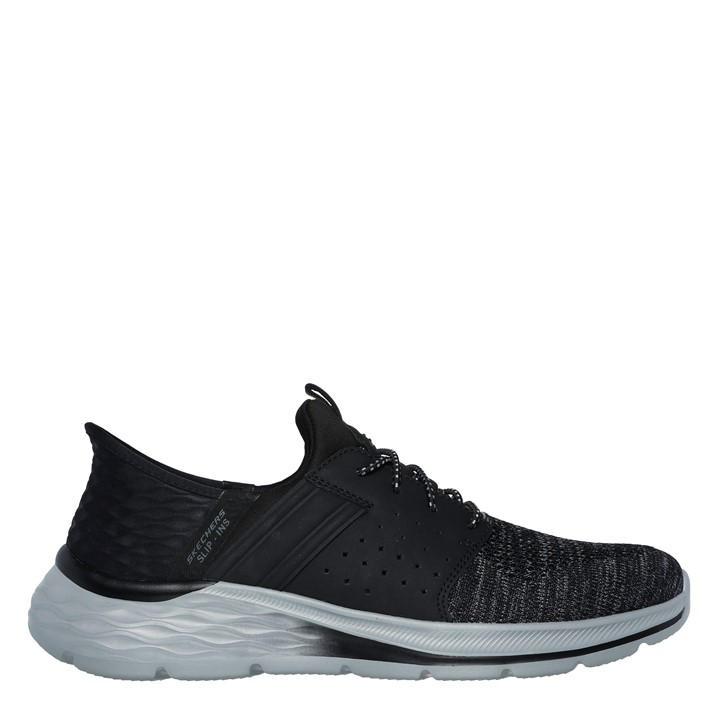 Skechers Men's Black Slip-Ins Relaxed Fit: Garner - Newick in Size 8, Sports Direct
