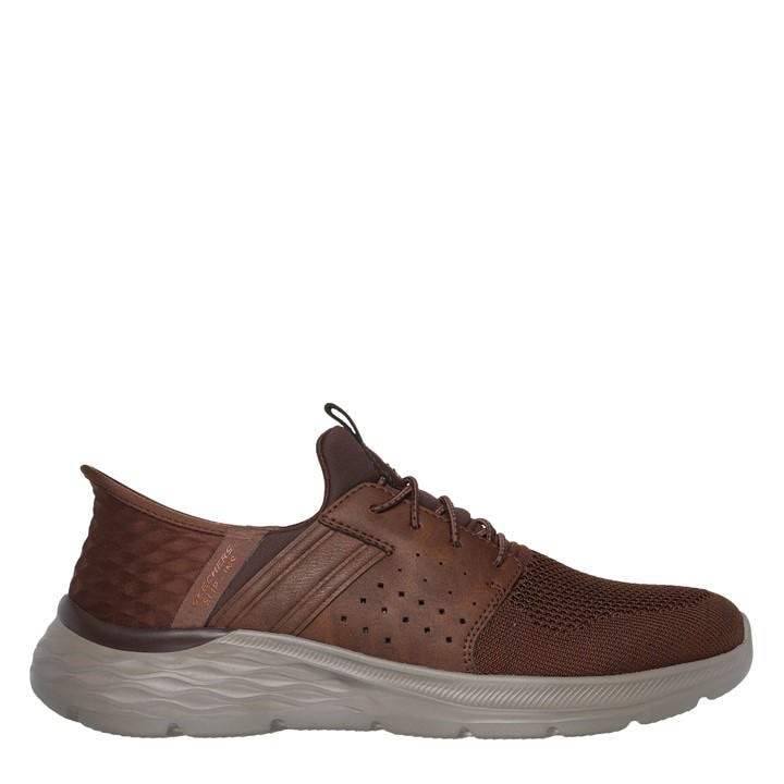 Skechers Men's Brown Slip-Ins Relaxed Fit: Garner - Newick in Size 8, Sports Direct
