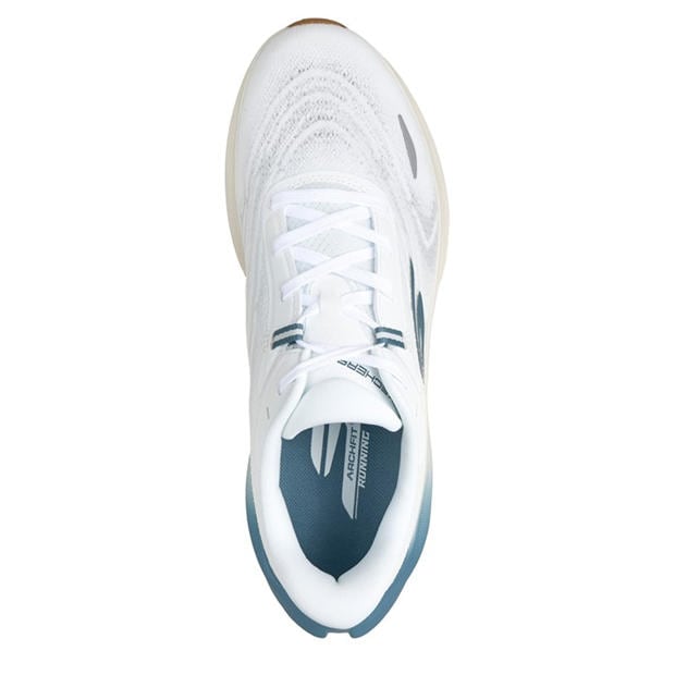White/Blue - Skechers - AERO Spark Running Shoes Mens
