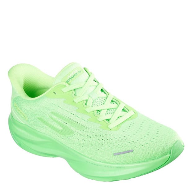 Lime/Multi - Skechers - AERO Spark Running Shoes Mens