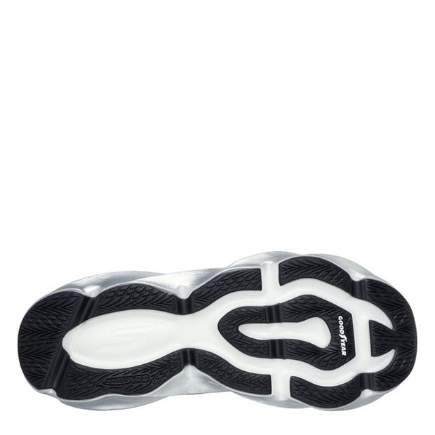 Black/White - Skechers - AERO Burst Running Shoes Mens