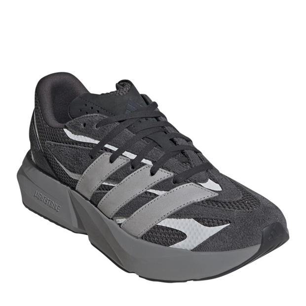 Carbon/Grey/Wht - adidas - Men's Lightblaze Runners