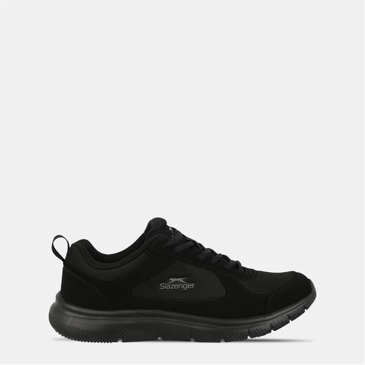 Slazenger Men's Black Force Mesh Trainer in Size 10.5, Sports Direct