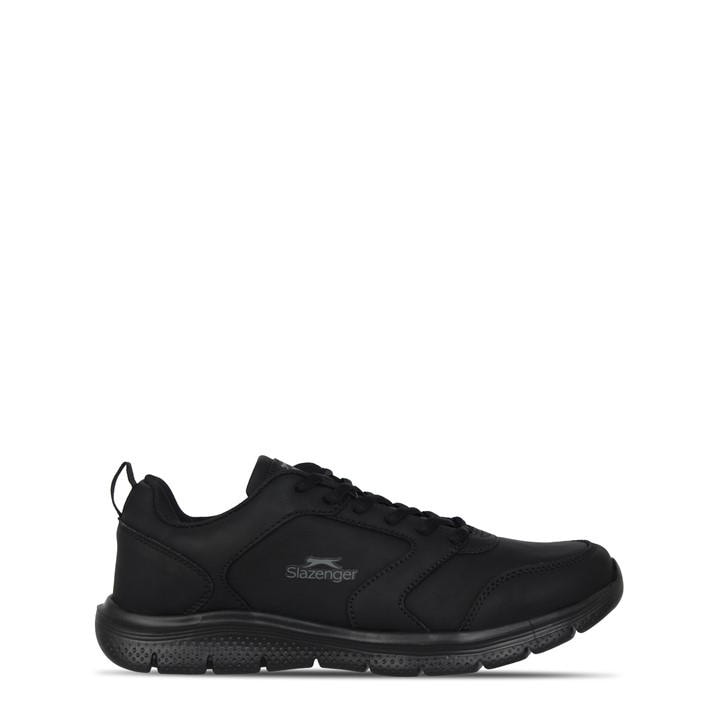 Slazenger Men's Black Force Mesh Trainer in Size 11, Sports Direct