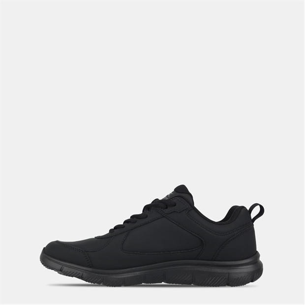 Black Leath - Slazenger - Force Mesh Trainer Mens