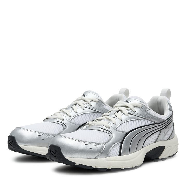 Puma Men's White Milenio Tech Low Top Trainers in Size 8.5, Sports Direct