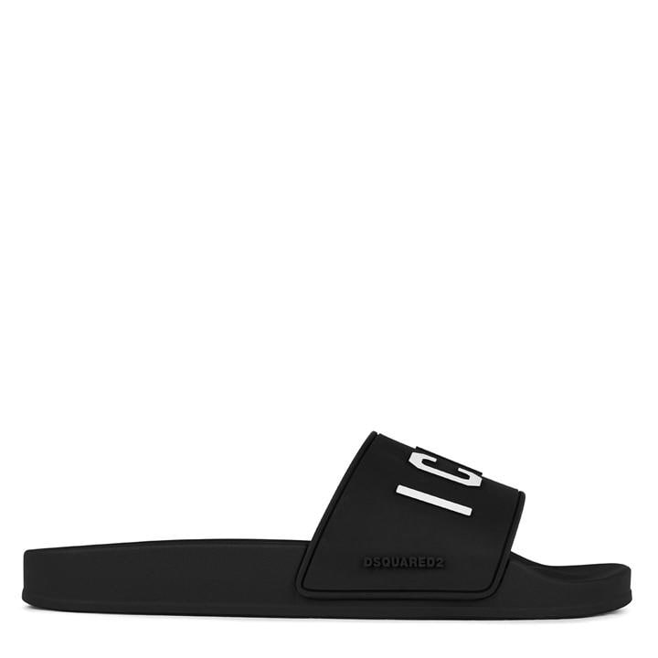 Italy  Men's  Icon Logo Sliders, Football by DSQUARED2 in Size 6, Sports Direct