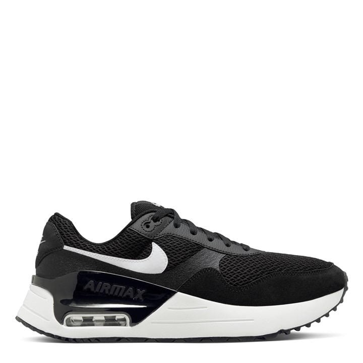 Nike Men's Black Air Max Systm Trainers in Size 8.5, Sports Direct