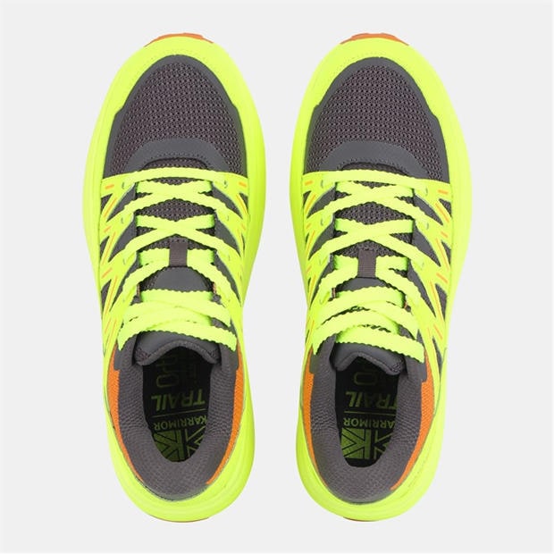 Grey/Yellow - Karrimor - Caracal Trail Trainers Mens