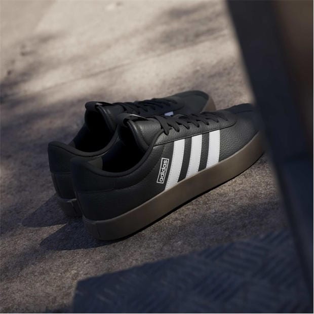 Black/White - adidas - VL Court 3.0 Shoes Mens
