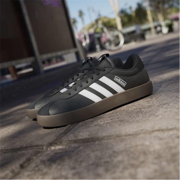 Black/White - adidas - VL Court 3.0 Shoes Mens