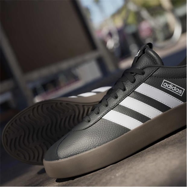 Black/White - adidas - VL Court 3.0 Shoes Mens