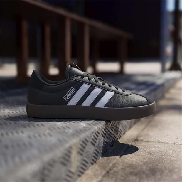 Black/White - adidas - VL Court 3.0 Shoes Mens