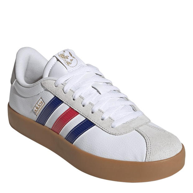 Wht/Blue/Red - adidas - VL Court 3.0 Shoes Mens