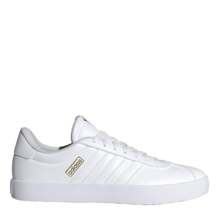 Adidas Men's White Vl Court 3.0 Shoes in Size 6.5, Sports Direct