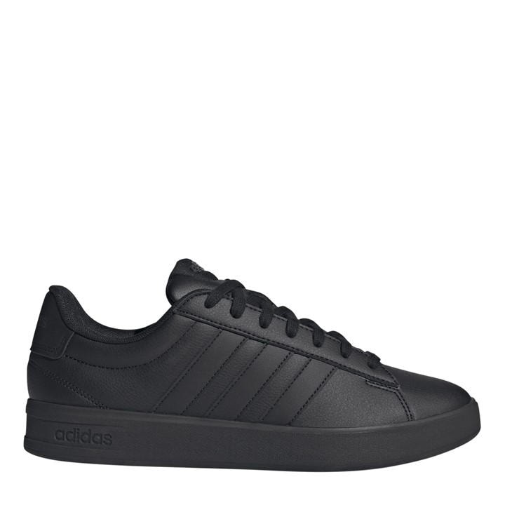 Adidas Men's Black Grand Court Base 2 Trainers in Size 9.5, Sports Direct