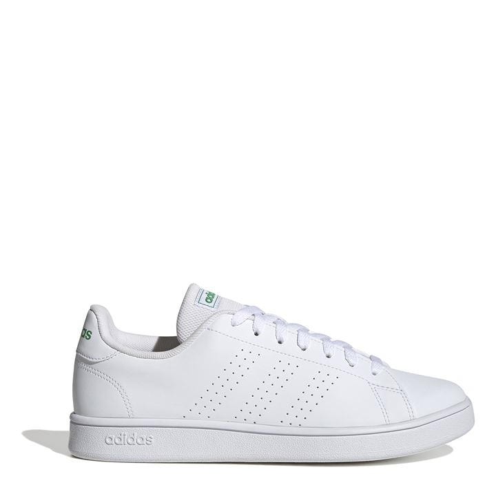 Adidas Men's White Advantage Base Trainers in Size 9, Sports Direct