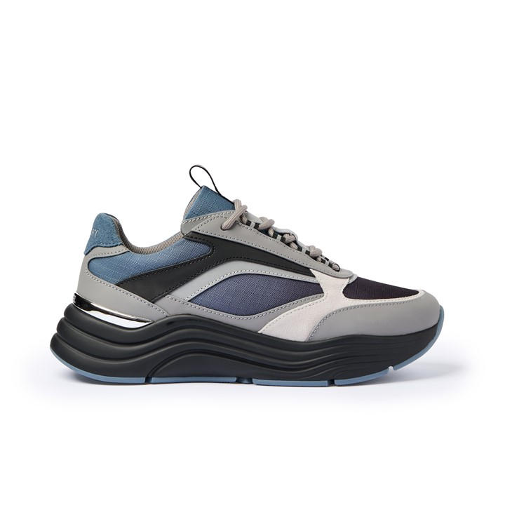 Mallet Men's Grey Chunky Trainers in Size 7, Sports Direct