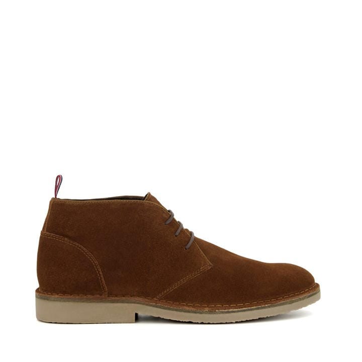 Dune London Men's Brown Creed Desert Boots in Size 12, Sports Direct