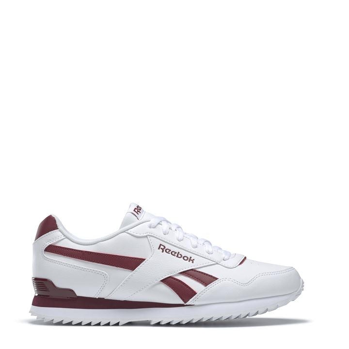 Reebok Men's White Glide Ripple Clip Trainers in Size 9.5, Sports Direct
