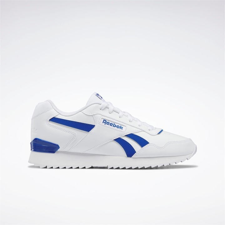 Reebok Men's White Glide Ripple Clip Trainers in Size 9, Sports Direct