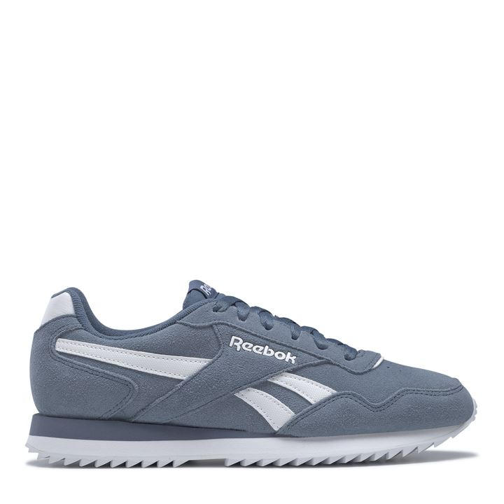 Reebok Men's Blue Glide Ripple Suede Trainers in Size 7, Sports Direct