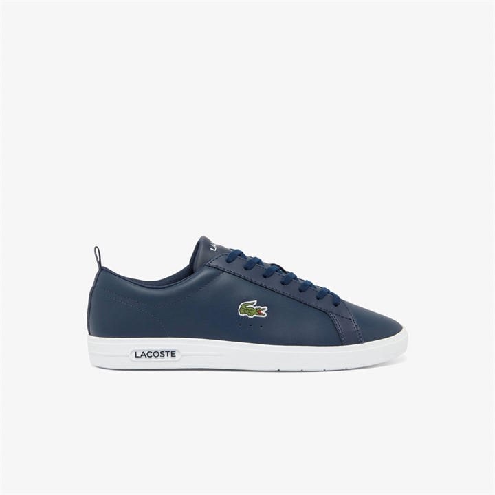 Lacoste Men's Blue Court Base Low-Top Trainers in Size 9, Sports Direct
