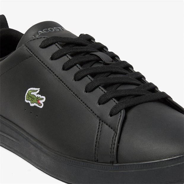 Blk/Blk 02H - Lacoste - Men's Court Base Low-Top Trainers