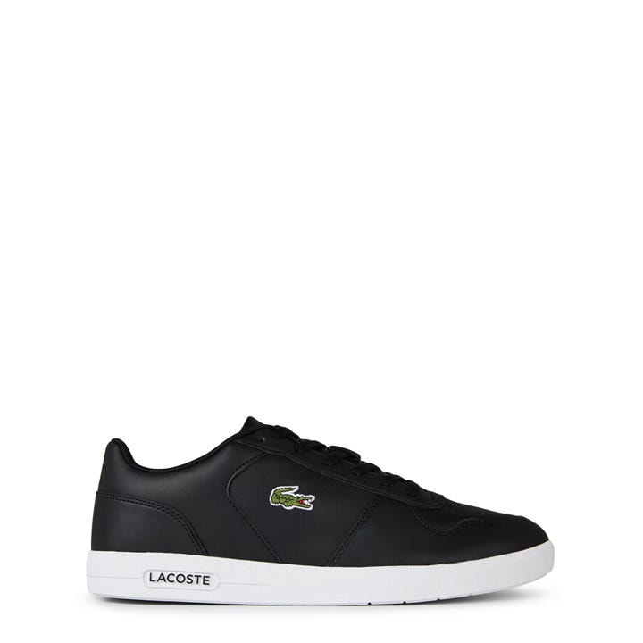 Lacoste Men's Black Low-Top Trainers in Size 11, Sports Direct