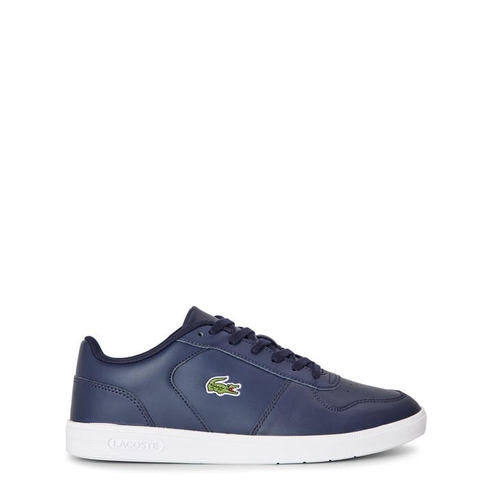 Lacoste Men's Blue Low-Top Trainers in Size 10, Sports Direct