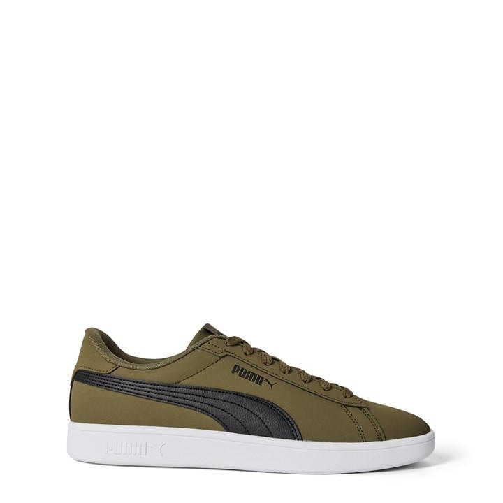 Puma Men's Green Smash 3.0 Buck Low-Top Trainers in Size 8, Sports Direct