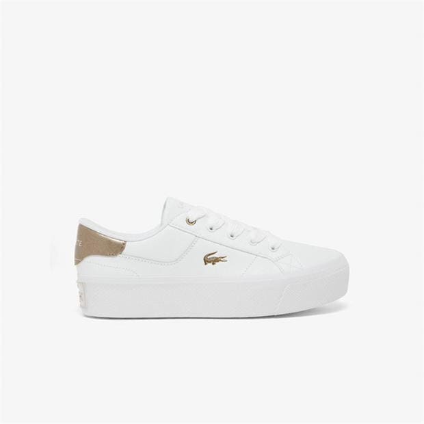 Wht/Brz - Lacoste - Ziane Platform Trainers