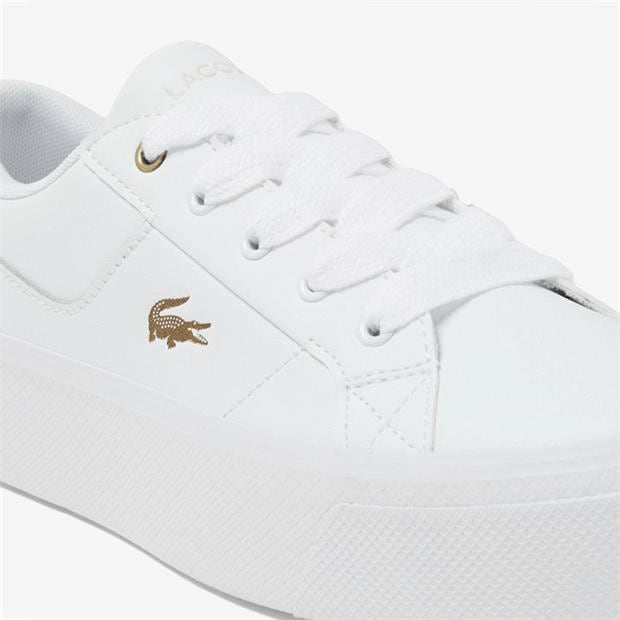 Wht/Brz - Lacoste - Ziane Platform Trainers