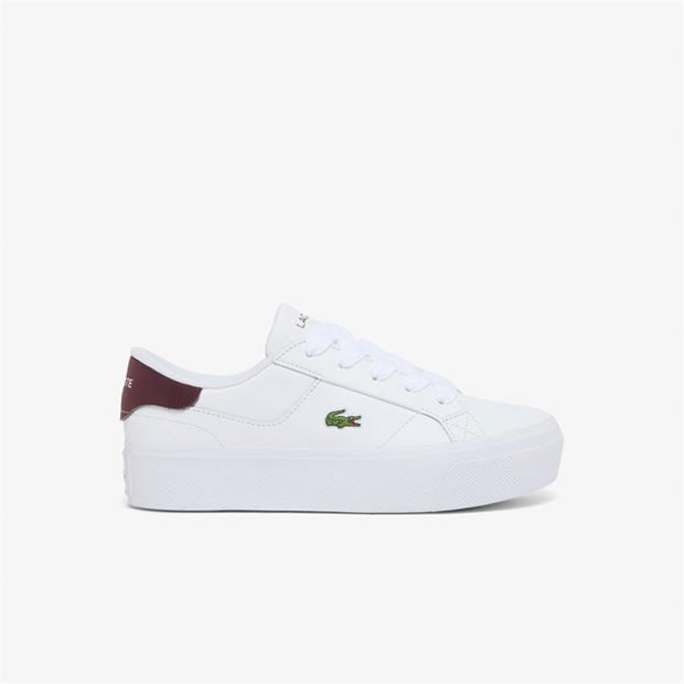 Wht/Burg - Lacoste - Ziane Platform Trainers