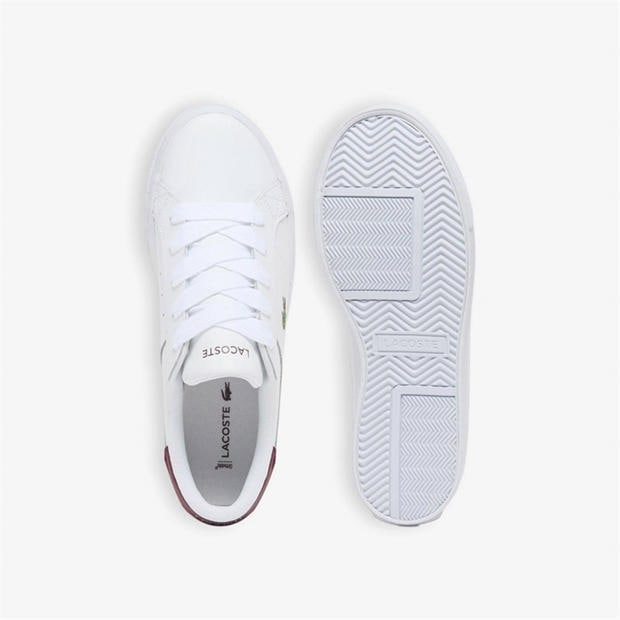 Wht/Burg - Lacoste - Ziane Platform Trainers