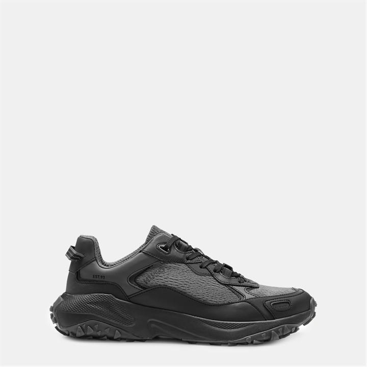 Hugo Men's Black Cyrus Low-Top Trainers in Size 7, Sports Direct