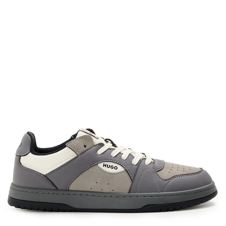 Hugo Men's Grey Logo Trainers in Size 9, Sports Direct