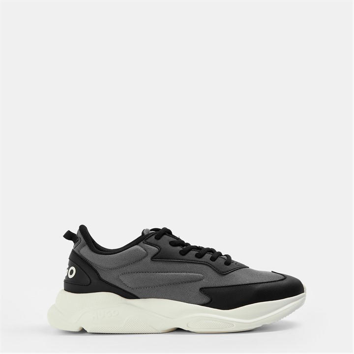 Hugo Men's Grey Leon Runners in Size 7, Sports Direct