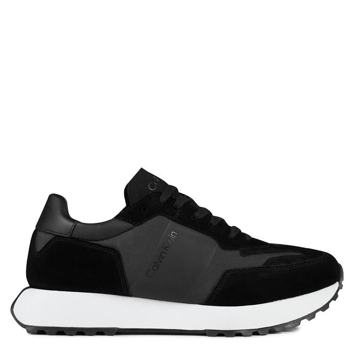 Calvin Klein Men's Black Suede Trainers in Size 11, Sports Direct