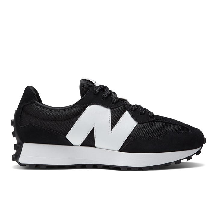 New Balance Men's Black Nb 327 in Size 9, Sports Direct