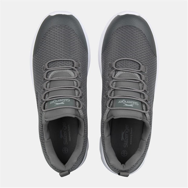 Grey/White - Slazenger - Slip On Rotate Mens Shoes