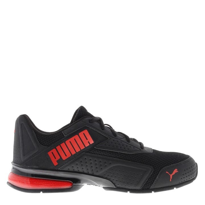 Puma Men's Black Leader Vt Nubuck Trainers Size 10.5