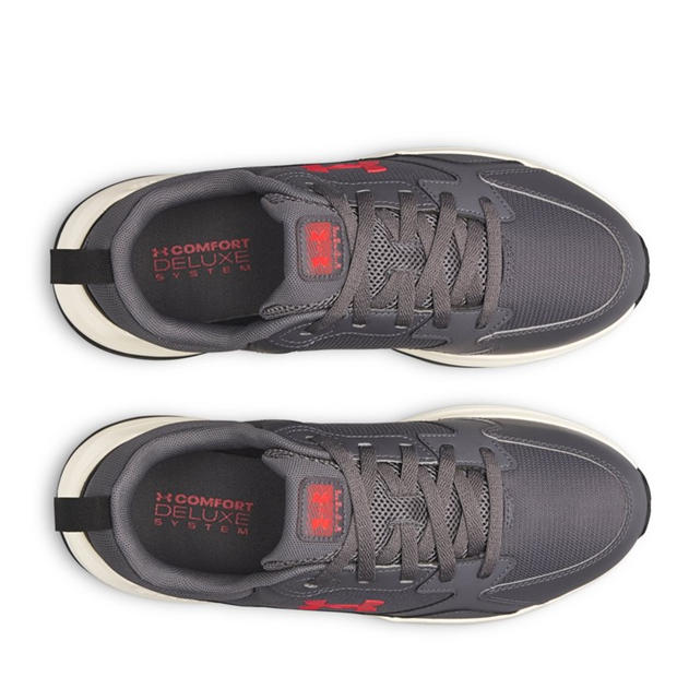 Castlerock/Red - Under Armour - Charged Edge Training Shoes Mens