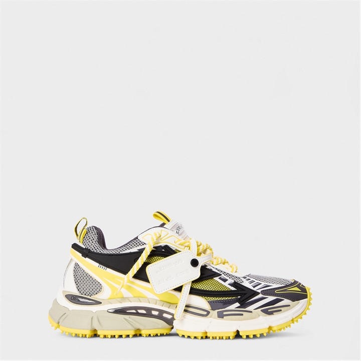 Off White Men's Yellow Be Right Back Sneakers in Size 7, Sports Direct